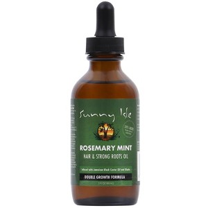 Sunny Isle Rosemary Mint Hair & Strong Roots Oil Double Growth Formula - 3 oz - 1 of 2