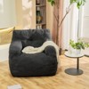 Hooseng Plush Bean Bag Chair for Adults, Comfy Lazy Floor Sofa with Backrest & Armrests, Lounge Accent Chair for Bedroom, Dorm, Living Room - 4 of 4