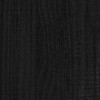 vidaXL Garden Planters 2 pcs Black 19.7"x19.7"x27.6" Solid Wood Pine - 4 of 4