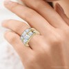 Pompeii3 3 1/2Ct Princess Cut Diamond Engagement Ring Set 14k Gold or Platinum Lab Created - 3 of 4