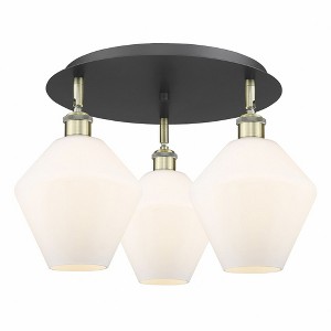 Cindyrella - 3 Light Flush Mount In Industrial Style-11 Inches Tall and 19.75 Inches Wide - 1 of 1