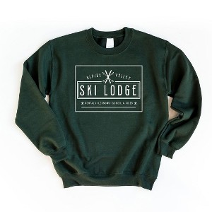 Simply Sage Market Women's Graphic Sweatshirt Alpine Valley Ski Lodge - 1 of 3