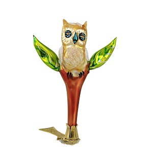 Morawski 3.5 Inch Clip On Owl Ornament Bird Wise Tree Ornaments - 1 of 3