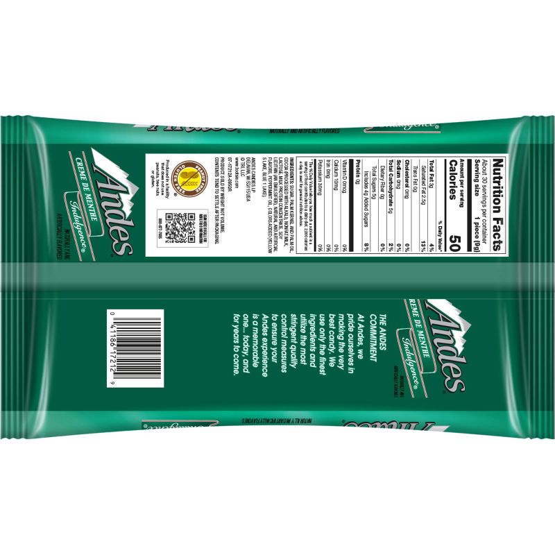 Andes Creme De Menthe Chocolate Thins - 9.5oz, 2 of 7