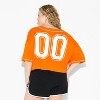 Women's Game Day Cropped Elbow Sleeve V-Neck Athletic Jersey - Wild Fable™ - 3 of 3