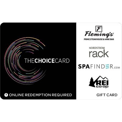 The Choice Card Gift Card Email Delivery Target