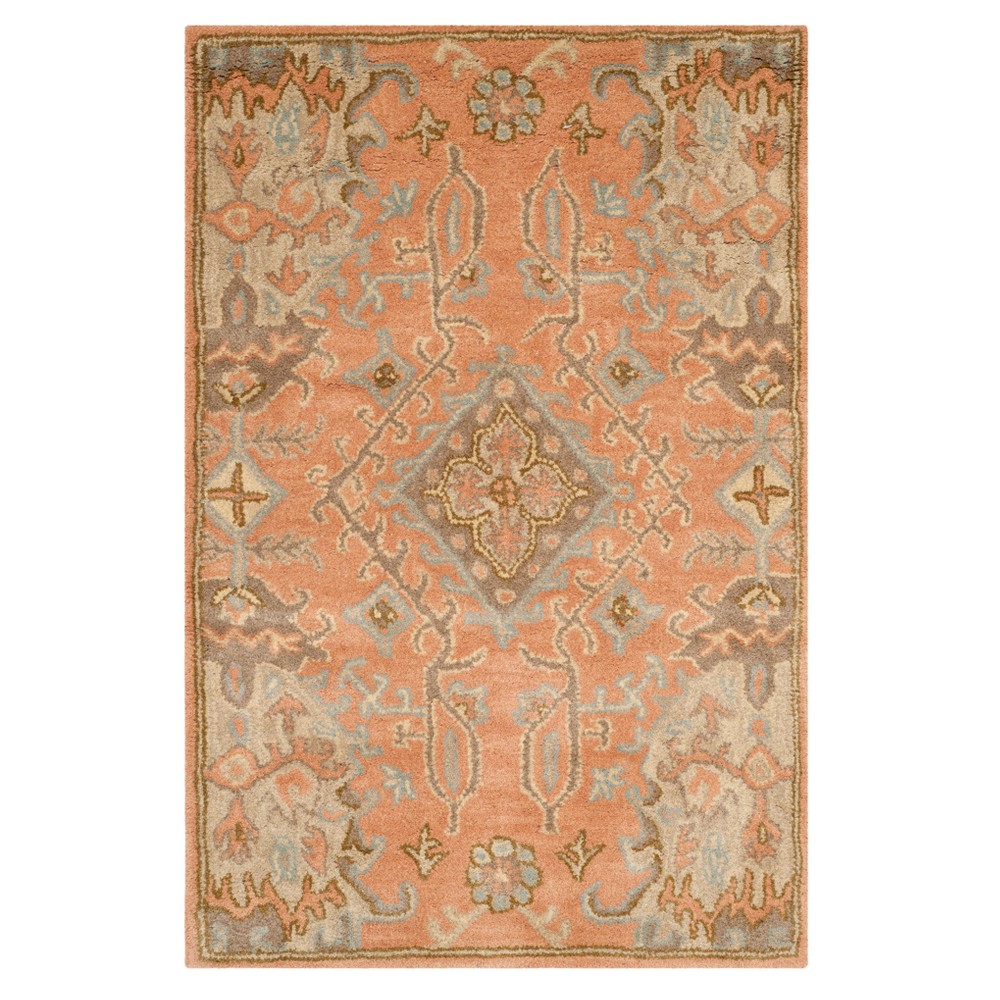 Terracotta Medallion Tufted Accent Rug 2'x3' - Safavieh