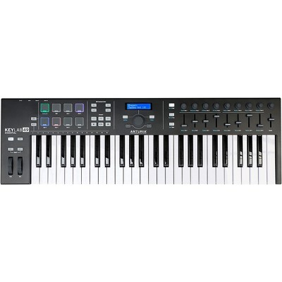 Arturia KeyLab Essential 49 MIDI Keyboard Controller, Black