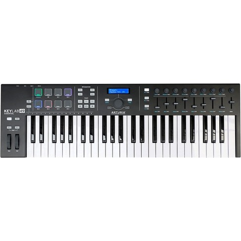 Arturia Keylab Essential 49 Midi Keyboard Controller Black Edition