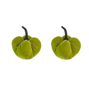 TopComfy Decorative Object Glass Christmas Ball Ornaments Set of 6 for Modern Holiday Tree Decor, Green, 16.5"*16.54"*7.48" - 1 of 4