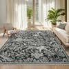 Modern Abstract Tiger Pattern Area Rugs For Living Room Bedroom Indoor Washable Low Pile Non Slip Carpet Soft Lightweight Easy Care Rug Home Decor - 3 of 4