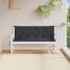 vidaXL Garden Bench Cushions 2 pcs Melange Anthracite 59.1"x19.7"x2.8" Fabric - 3 of 4
