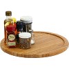 YBM HOME Bamboo Lazy Susan Single Turntable, Pack of 6 - 2 of 3