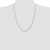 Black Bow Jewelry 1.75mm 10K White Gold Diamond Cut Solid Rope Chain Necklace - 2 of 4