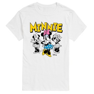 Men's - Disney - Minnie Mouse Poses Short Sleeve Graphic T-Shirt - 1 of 4