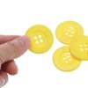 Unique Bargains Resin Snap Fastener Round Flat 4-Hole Sewing Buttons 10 Pcs - 4 of 4