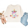 The Juniper Shop Birthday Girl Unicorn Toddler Long Sleeve Tee - 2 of 4