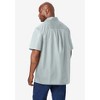 KingSize Men's Big & Tall Striped Short-Sleeve Sport Shirt - 3 of 4