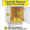 LunaLulinlk Slide Out Cutting Board, Cookie Sheet, and Baking Pan Organizer - Pull Out Kitchen Cabinet Organizer - Chrome - 4 of 4