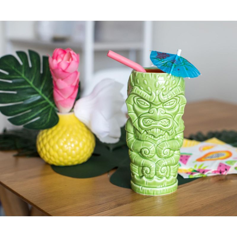 Beeline Creative Geeki Tikis Green Kraken Fantasy Mug | Ceramic Tiki Style Cup | Holds 17 Ounces, 5 of 7