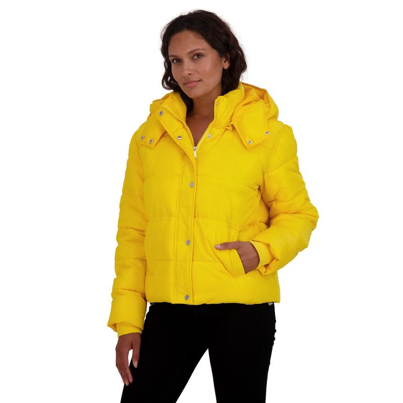 Women's Short Puffer Jacket - Sebby Collection, 2 of 5