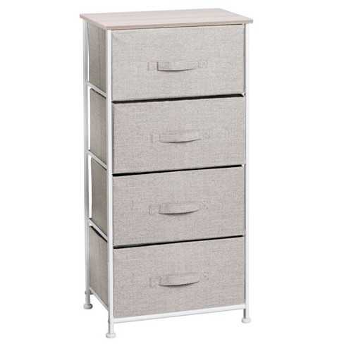 mDesign Vertical Dresser Storage Tower with 4 Drawers - image 1 of 4
