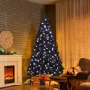 NAYSAYE 7.5FT Pre-Lit Artificial Christmas Tree Black with 1350 Branch Tips for Home Living Room Holiday Decoration, Black, 30"*30"*90" - 2 of 4
