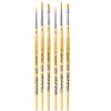 da Vinci JUNIOR Synthetics Miniature Brushes, Synthetic, Acrylic & Tempera, Assorted, 3 Per Set, 2 Sets - 2 of 3