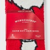Kids' 2pk Santa & Plaid Cozy Crew Socks with Gift Card Holder - Wondershop™ Red/Navy Blue - 3 of 3