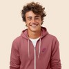 Dalix Donut Embroidered Hoodie Fleece Sweatshirt Zip Front Mens - 4 of 4