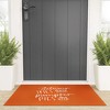 Chelcey Tate Autumn Skies And Pumpkin Pies Orange  Looped Vinyl Welcome Mat - Society6 - 2 of 4