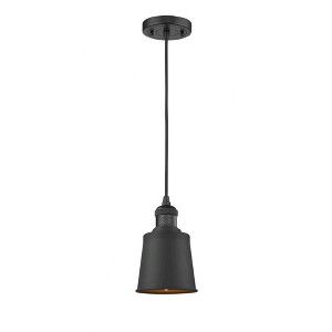 Innovations Lighting Franklin Restoration 1 - Light Pendant in  Matte Black - 1 of 1