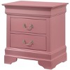 NicBex 21 Inch Nightstand with 2 Drawers,Bedside Tables with Metal Handles for Bedroom,Living Room - 2 of 4