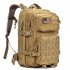 Link Military Backpack 45L Molle Army Tactical 3 Day Survival Waterproof Outdoor Fishing Hiking Camping Bug Out Backpack 900D Oxford Assault Pack - 3 of 4
