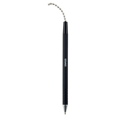 Staples Anchor Ballpoint Pen Refill Medium Tip Black Ink Each (31642-CC)