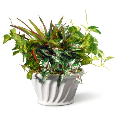 Artificial Table Plant in Ceramic Pot 11" - National Tree Company