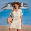 Women's Breezy Beach Crochet Cover Up Dress - Cupshe - 4 of 4