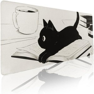 Wikineon Gaming Mouse Pad, Large Mouse Pad, Non-Slip 4mm Laptop Gaming Desk Pad, Waterproof Desk Pad, Office and Home (35.4"x15.7") - 1 of 4