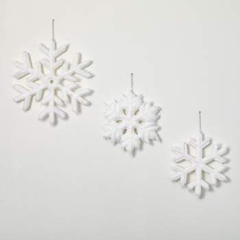 Northlight 11.75 White Wood Snowflake Christmas Ornament and Wall Decor, 1  - Pay Less Super Markets