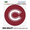 Colgate University Primary Logo Automotive Car Window Locker Circle Bumper Sticker - 3 of 4