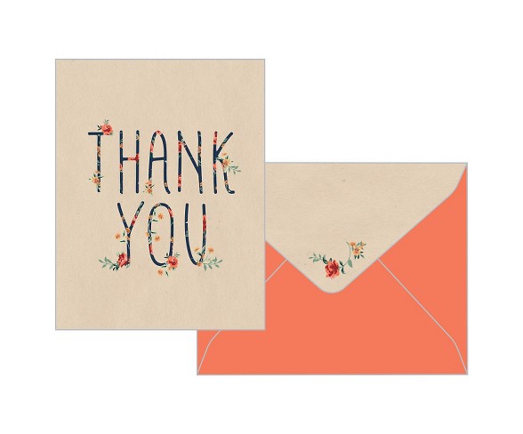 Rose Arbor Thank You Cards (10ct)