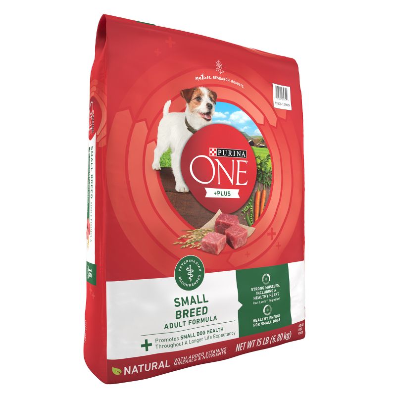 Purina ONE SmartBlend Small Breed Adult Lamb Flavor Dry Dog Food, 5 of 8