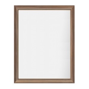 Apmir High-Strength Tempered Glass and Aluminum Alloy Framed French Cleat Mounted Wall Decor Mirror in matte black with 5-Year Warranty - 1 of 4