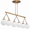 Craftmade Lighting Orion 6 - Light Island Pendant Light in  Patina Aged Brass - 3 of 4