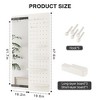 NicBex Wall Mounted Full Length Mirror,Full Body Mirror with Shelf,Hook,Multifunctional Design Panel,Wall Mounted Mirror for Bedroom/Living Room - 2 of 4