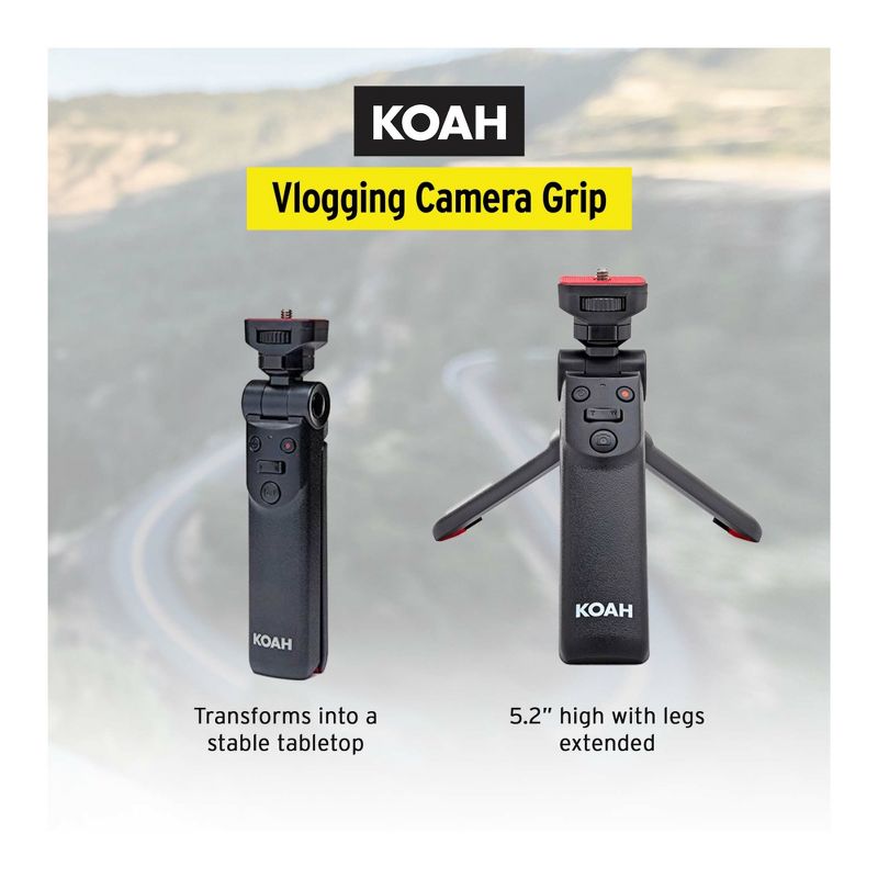 Koah Vlogging Camera Grip and Tripod for Content Creators, 3 of 4