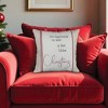 Old World Christmas Square Decorative Holiday Pillow, Look a Lot Like Christmas, 18in - 2 of 2