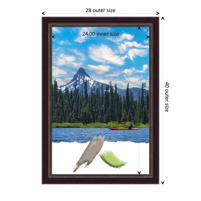 Signore Bronze Gold Wood Wall Picture Frame