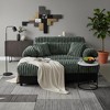 Polibi Cloud Chaise Lounge Sofa with Deep Seat and 2 Plush Pillows, Sage Green - 2 of 4