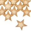 Juvale 12 Pack Unfinished 3D Wood Stars for Crafts, Classroom Projects, Christmas Ornaments, 3x3x1 in - image 3 of 4